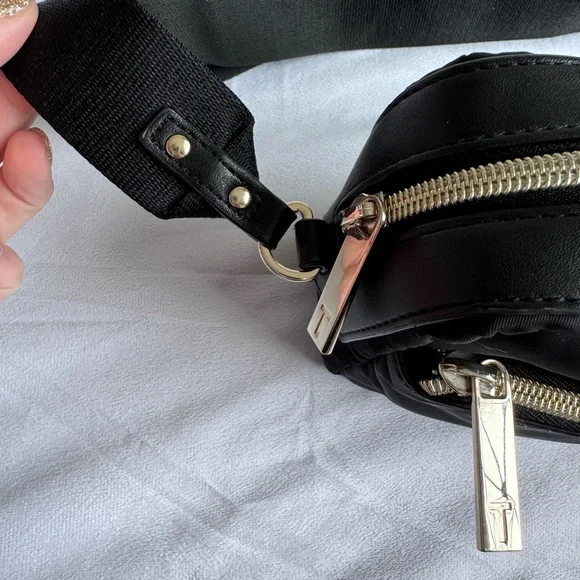 Ted Baker Tiera Opal Printed Crossbody Bag Floral Black Purse Bag Adjustable - Picture 7 of 13